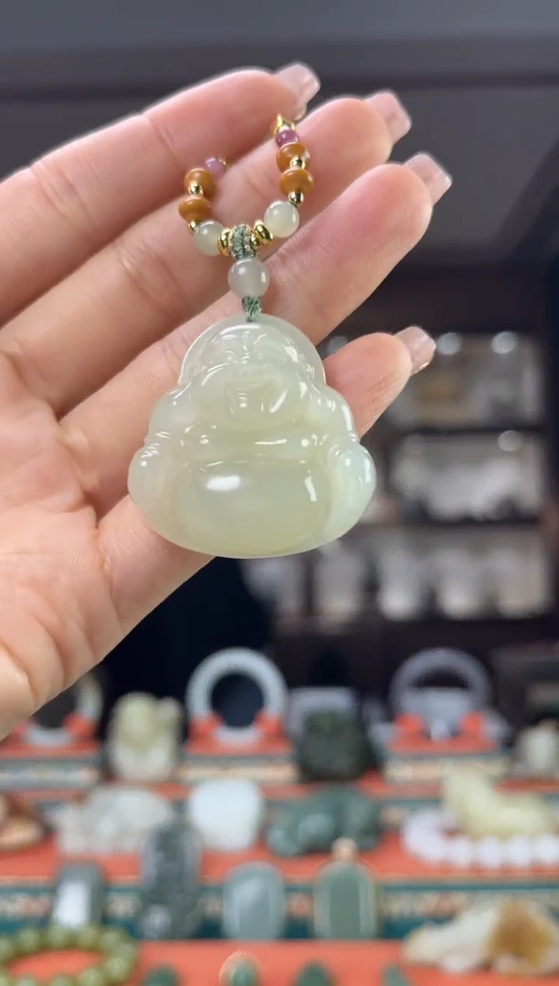 【闪购商品】和田玉颈饰未镶嵌佩佩35mm左右