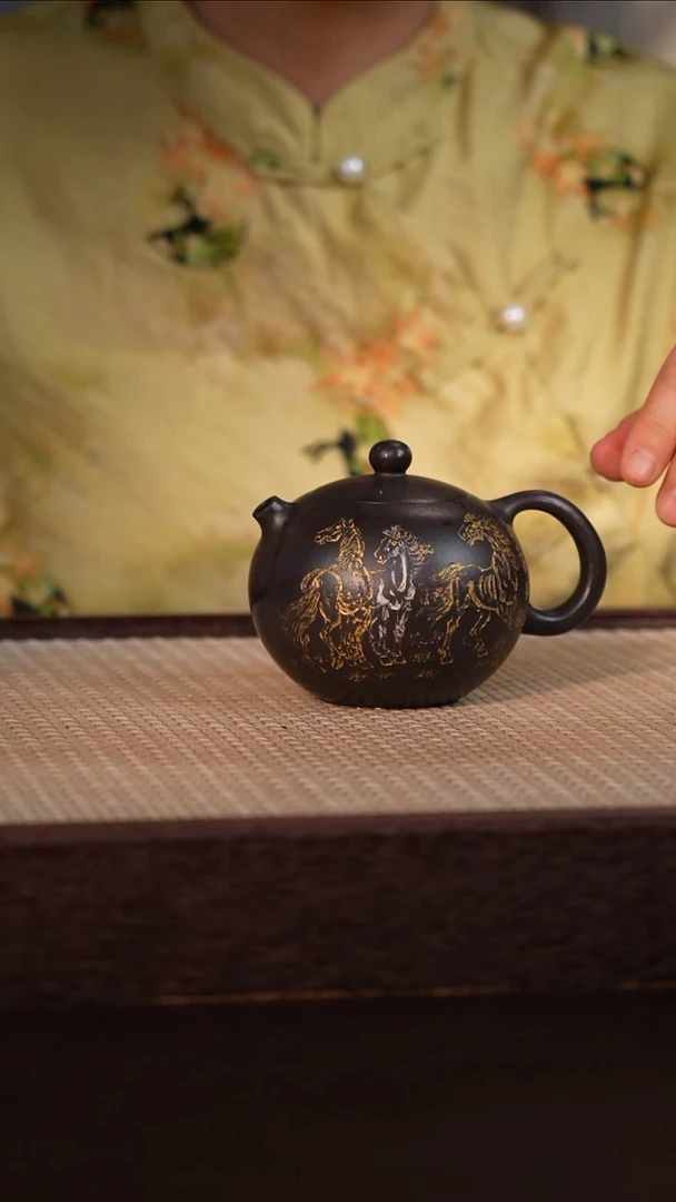 茶壶紫砂乌金砂 250cc