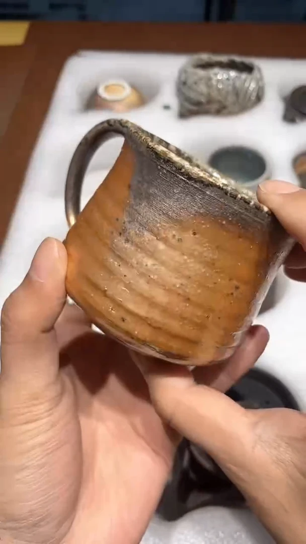 陶瓷奢瓷/瑞寅柴烧茶器（马克杯）1599