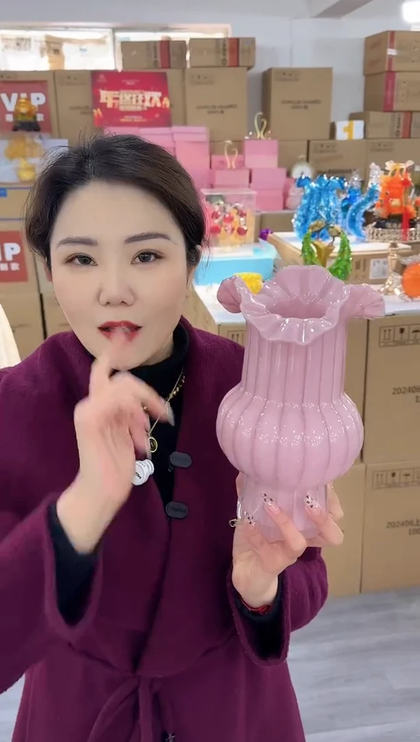 【闪购商品】琉璃椿年花器S-19晚