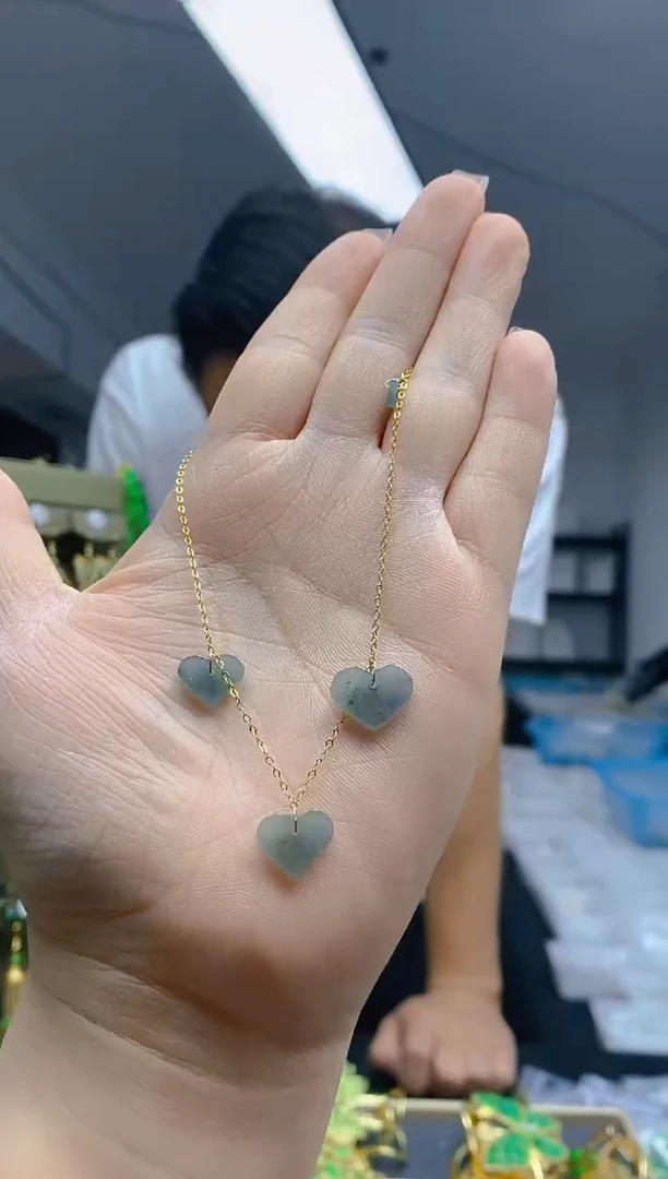 【闪购商品】翡翠耳饰合金35翡翠手链