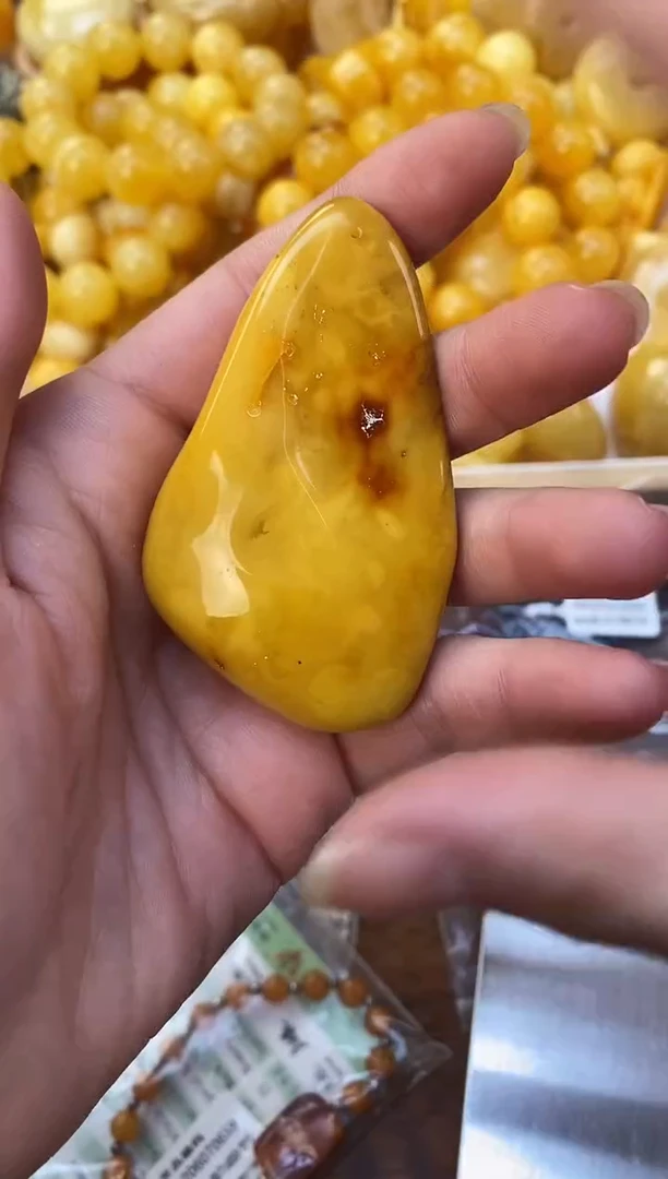 裸石琥珀未镶嵌天然琥珀蜜蜡
