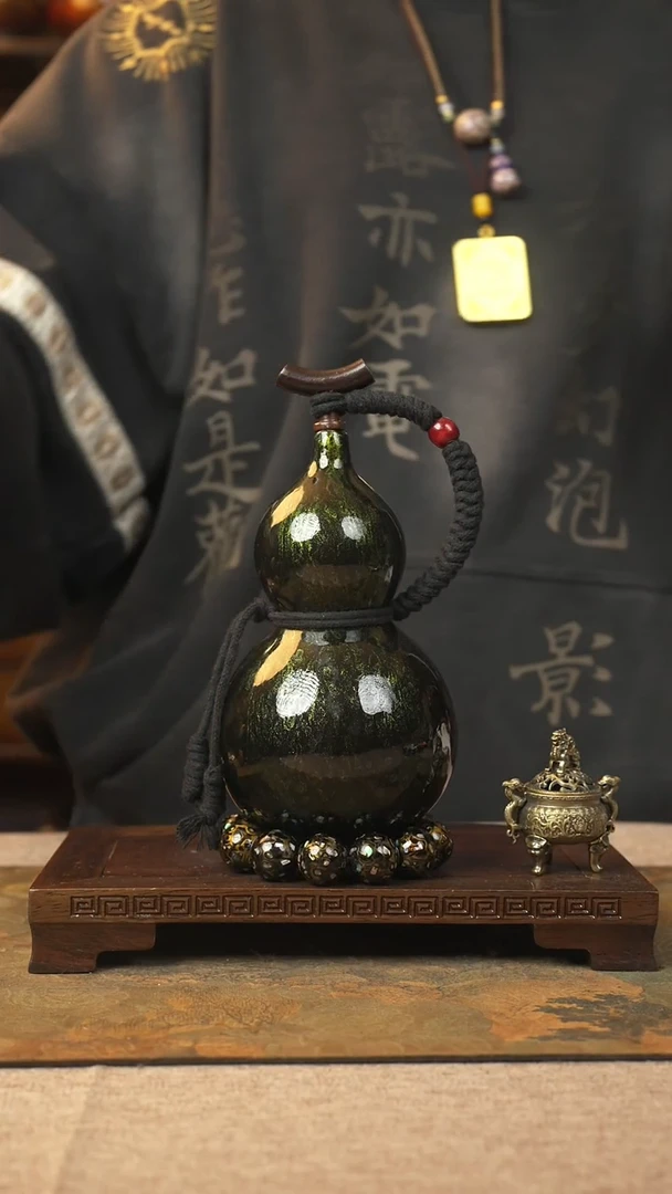 【闪购商品】344大漆葫芦一物一拍记葫堂出品