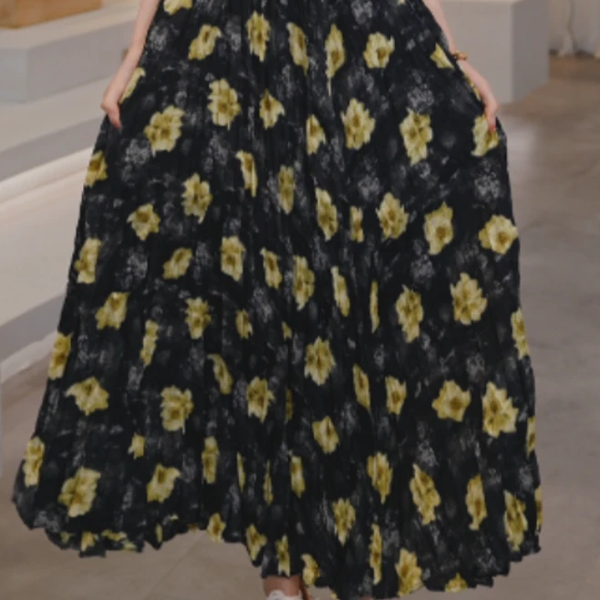 Basic House/百家好 半身气质纱裙 B1325B52972