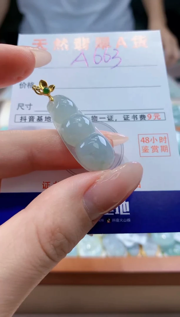 翡翠未镶嵌颈饰天然A货翡翠挂件