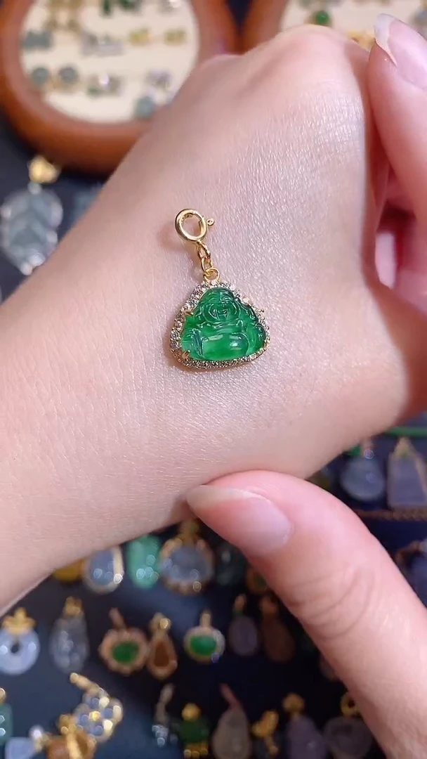 翡翠银S925镶嵌颈饰1111111