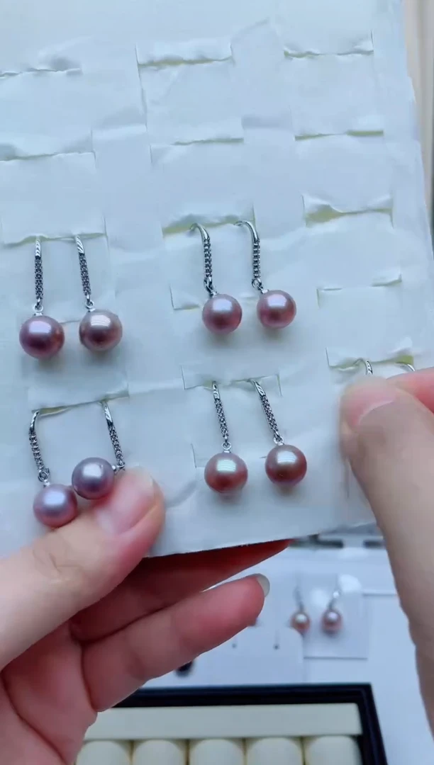 未镶嵌淡水珍珠耳饰耳环多样性发其一