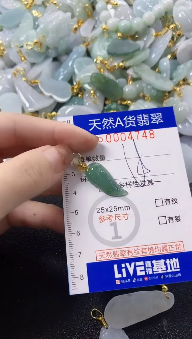 颈饰未镶嵌翡翠天然A货翡翠