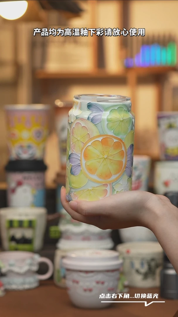 摆件A1322设计师原创手绘陶瓷