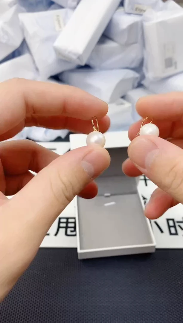 未镶嵌耳饰淡水珍珠ed1033