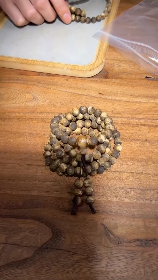 沉香沉香碎屑718号号原色磨砂08圆珠多圈多样性发一28