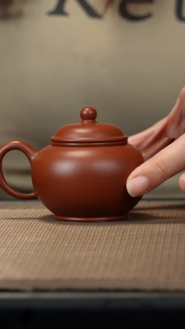 茶壶紫砂朱泥水平110cc