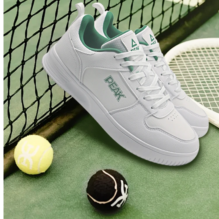 公务鞋匹克透气男鞋夏季黑色鞋经典情侣鞋子百搭潮流跑步休闲春秋