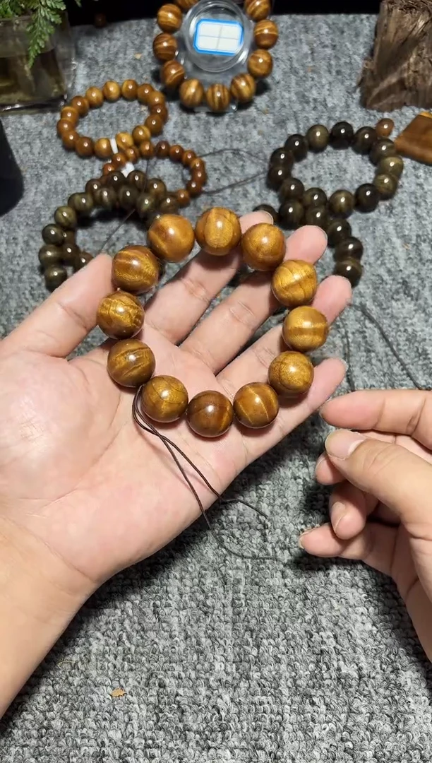 金丝楠手串/手链枯木2.0水波纹158