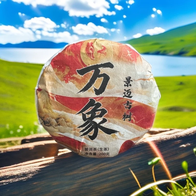 2024年 景迈【万象】古树生茶 200克/饼（普洱茶区）