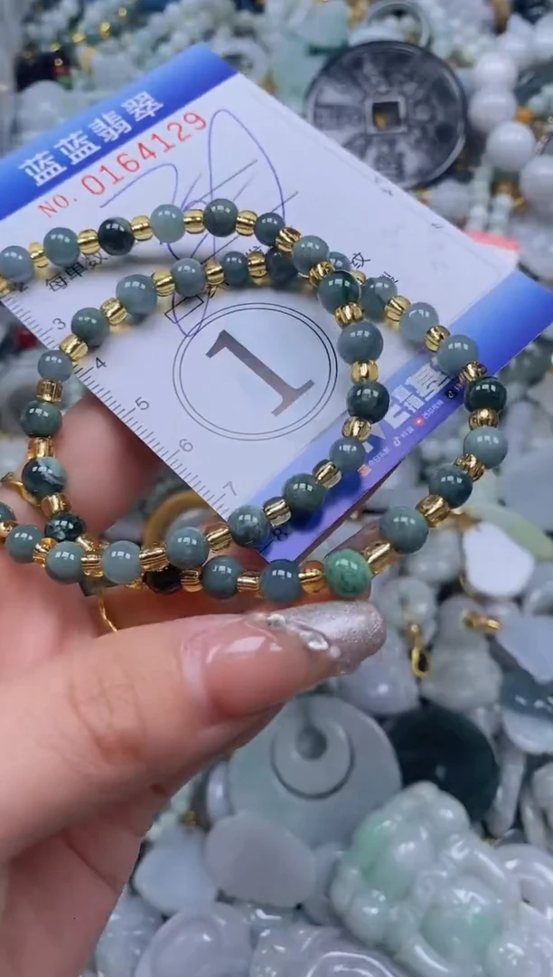 【闪购商品】翡翠颈饰未镶嵌闪购0164129多样性发其一