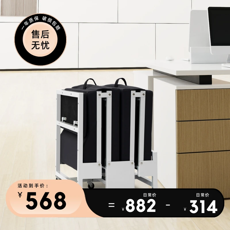 家用办公室午休陪护床简易四折叠床行军床单人家用午睡床午休床