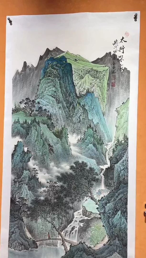 国画刘金玉老师亲笔手绘