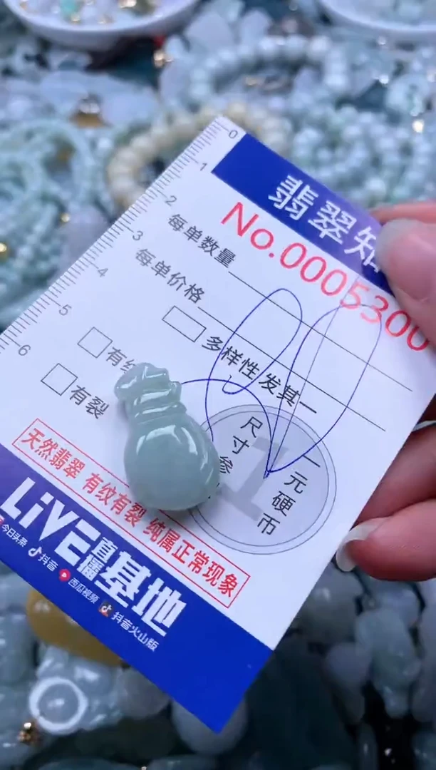 翡翠未镶嵌吊坠(不含链)5300