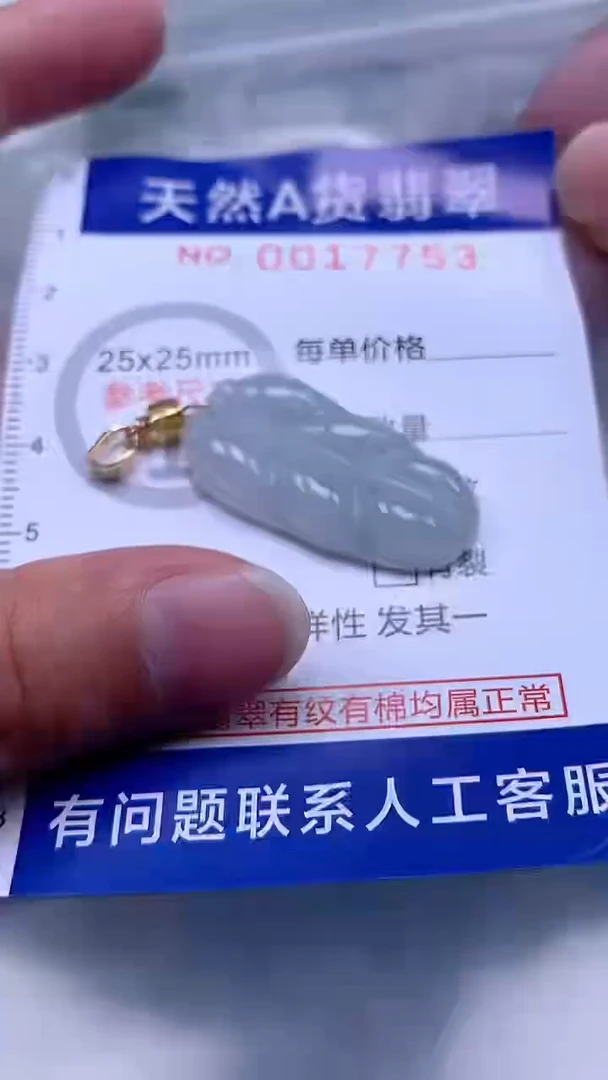 翡翠未镶嵌吊坠(不含链)1