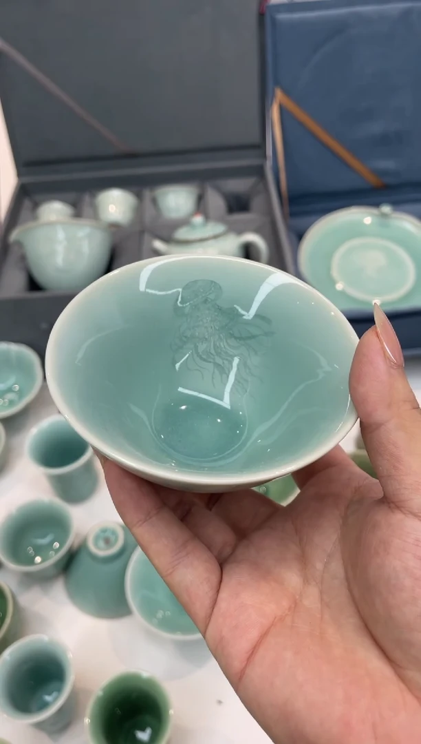特价福利 微瑕 慧仙青瓷