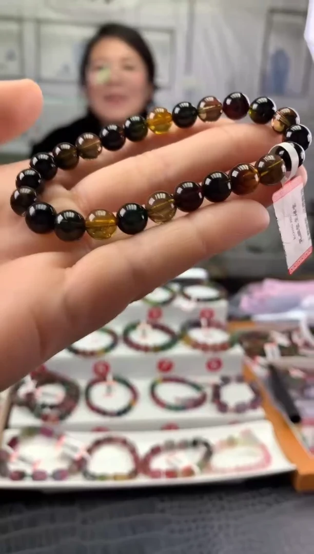 未镶嵌手串碧玺多样性发一条