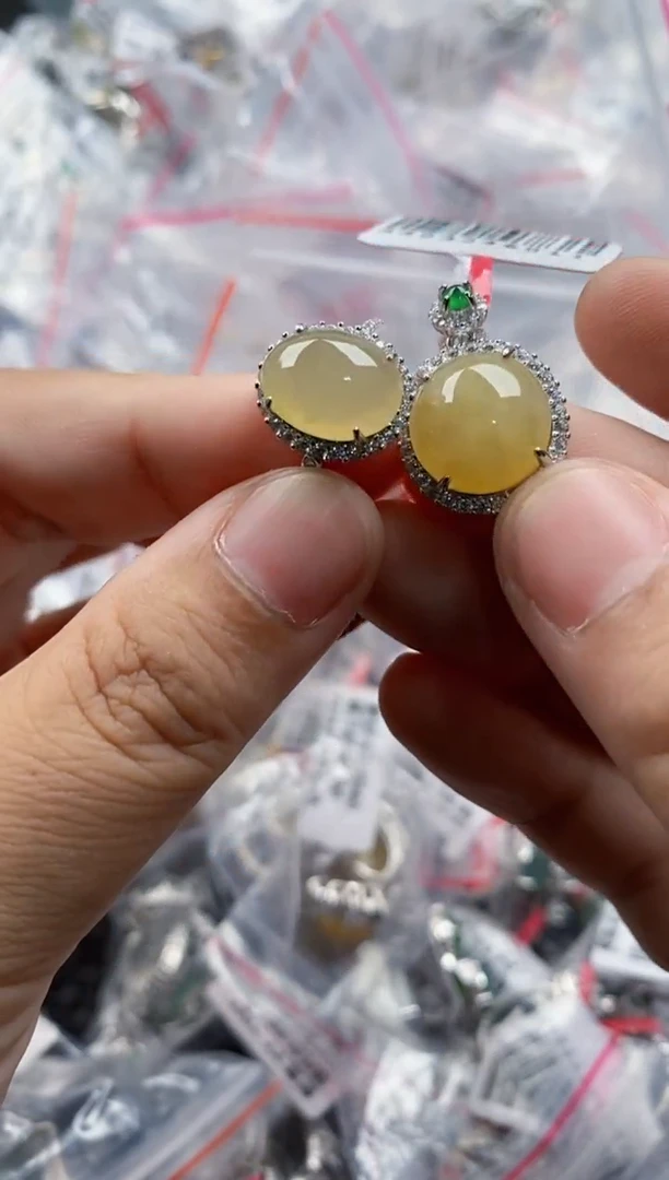 翡翠戒指银S925镶嵌333333   1