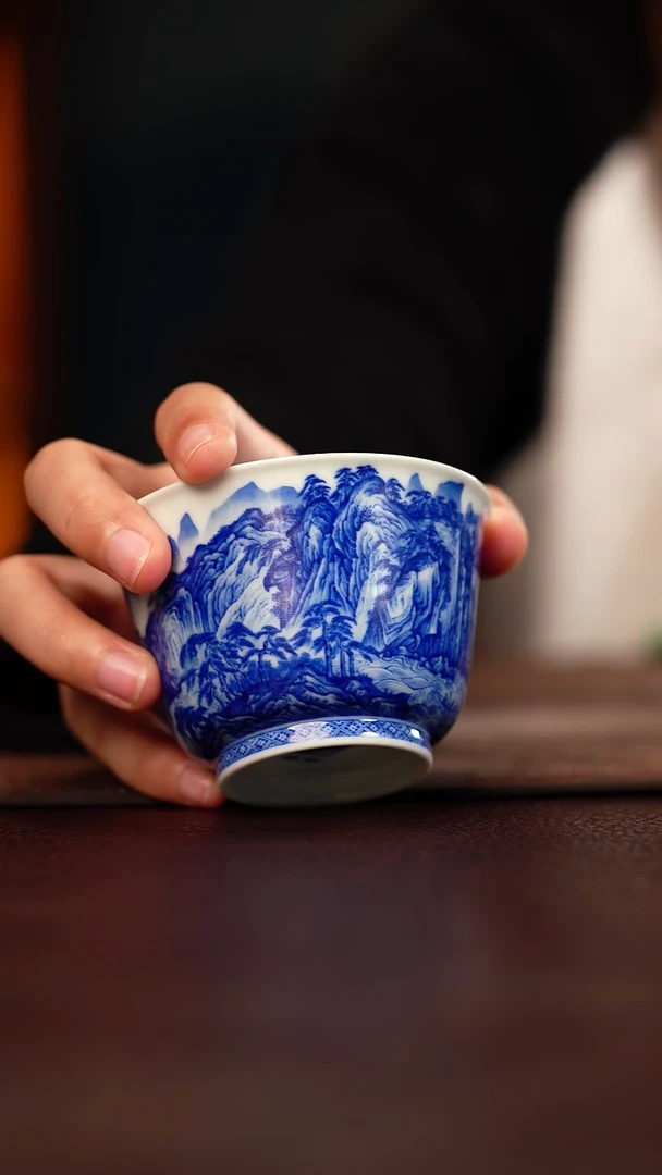 杯子陶寻山晓隐赤壁怀古杯子