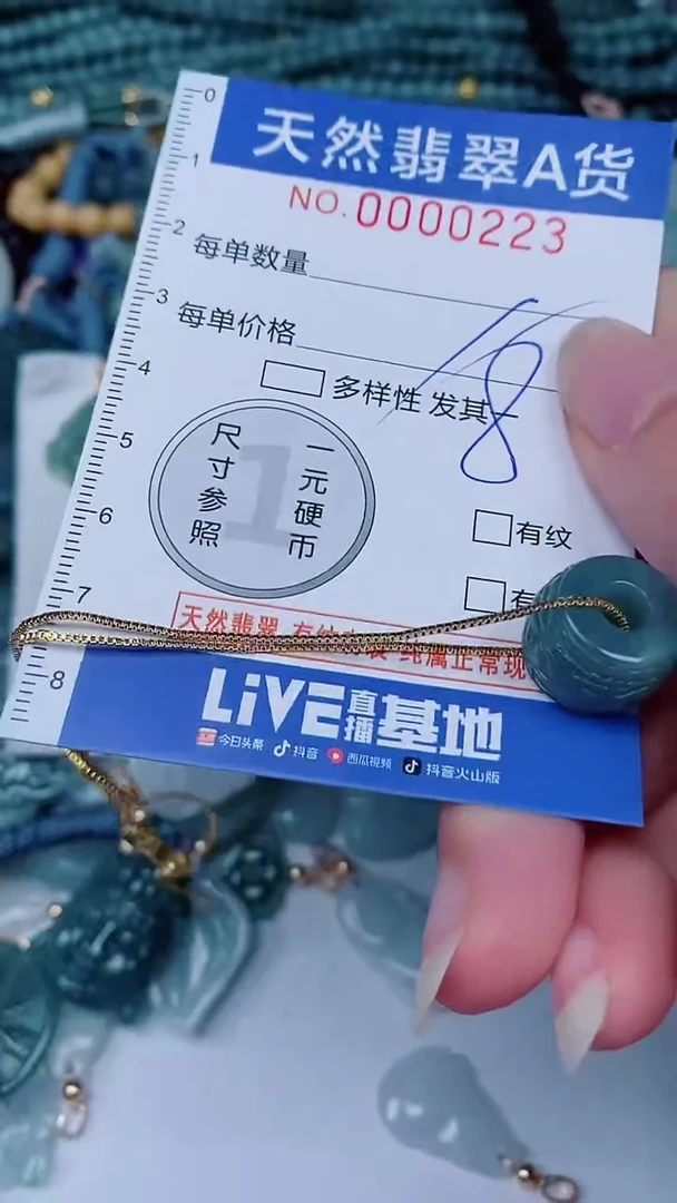 翡翠未镶嵌颈饰00000223