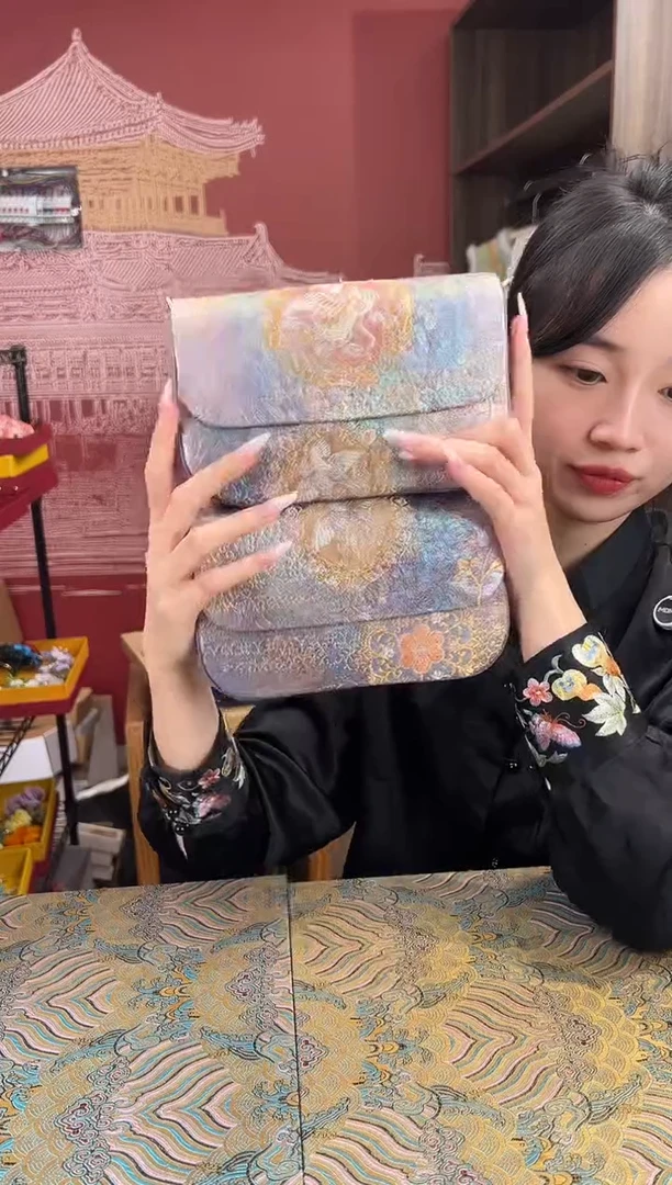 【闪购商品】刺绣非遗  手工西阵织包包