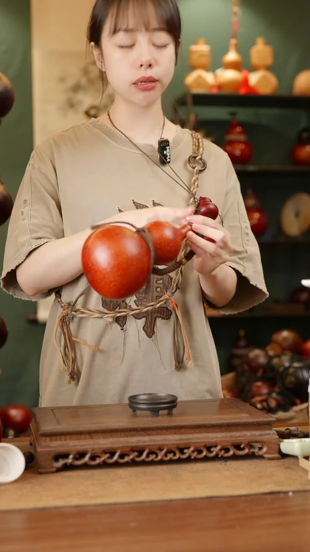 183号精品天然大漆酒葫芦一物一拍~