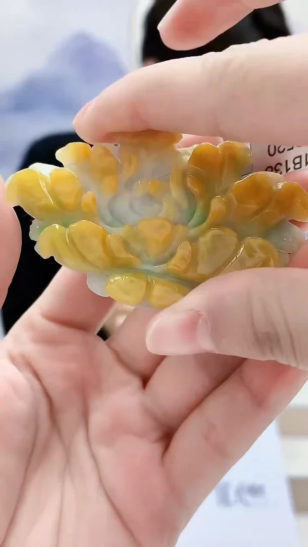 未镶嵌定制翡翠5145lr-毛货挂件199