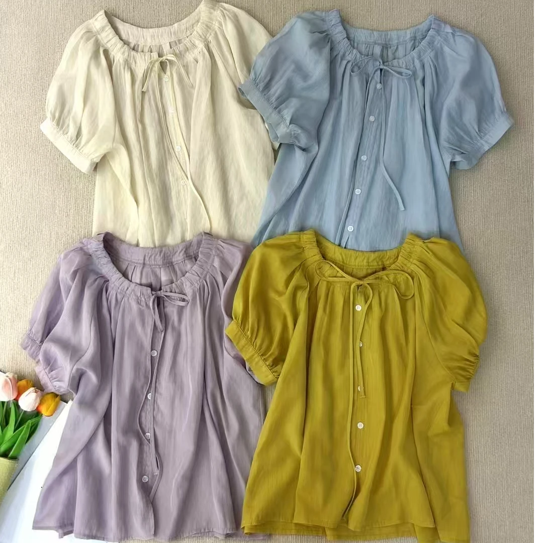 「雅阁布·彩色绑带仙仙小衫652#」