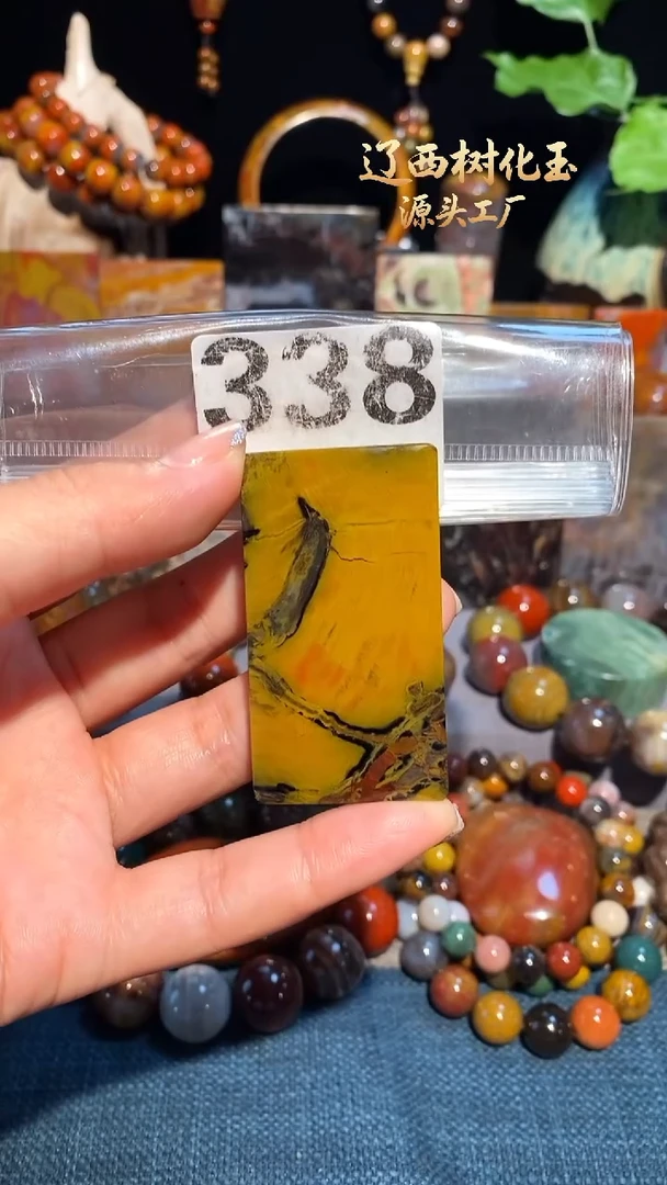 未镶嵌-硅化玉天然北票硅化玉吊坠