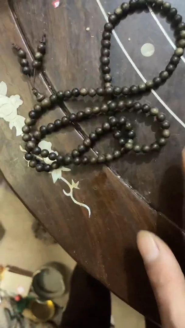 【闪购商品】木木雕新年快乐香木摆件