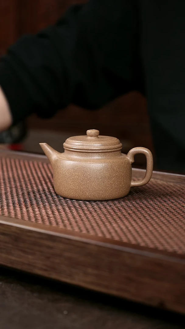 茶壶紫砂芝麻绿剑流德中