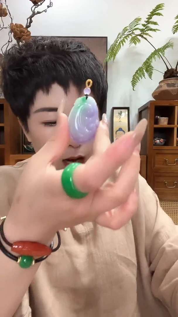 吊坠(赠链)合金翡翠多样性发货593