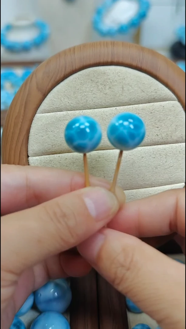 未镶嵌针钠钙石（海纹石）珠宝半成品我****徊多样性发2