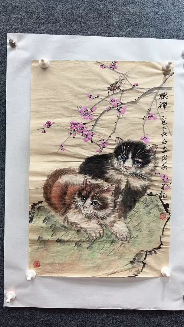 国画程冠潮/国画/花鸟