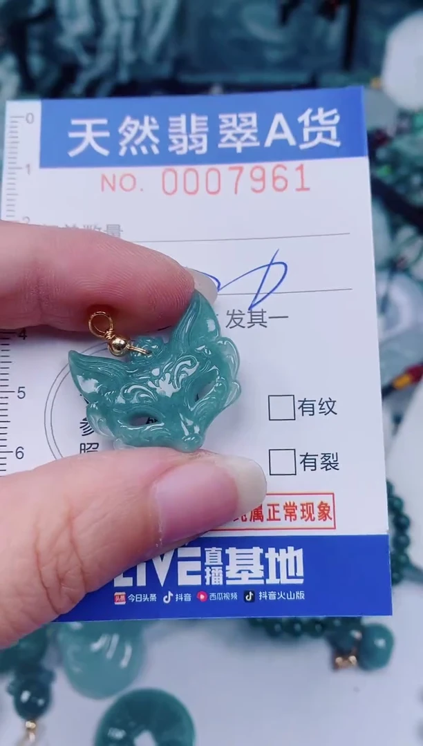 颈饰未镶嵌翡翠00007961