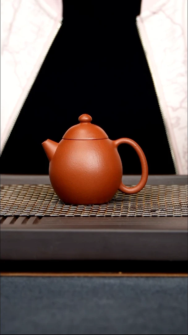 茶壶朱泥龙旦黄龙山原矿零添加朱泥全手工制作135毫升