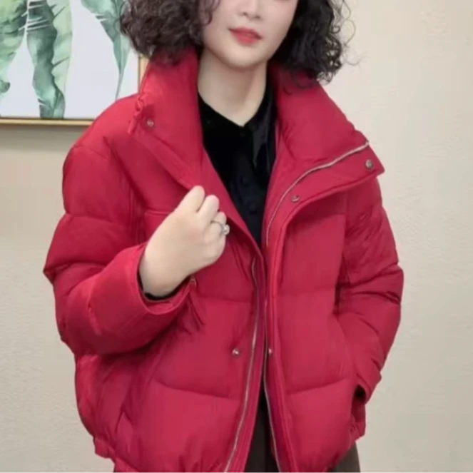 2025冬季新款短款外套洋气显瘦气质百搭时尚休闲羽绒服