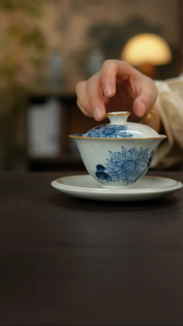 杯景德镇陶瓷杯碗柴烧多人