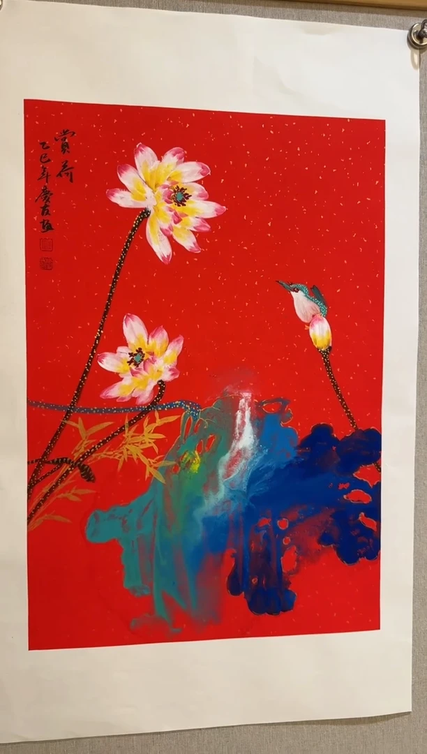 国画国画L 国画李庆友大易美术馆本人作品11