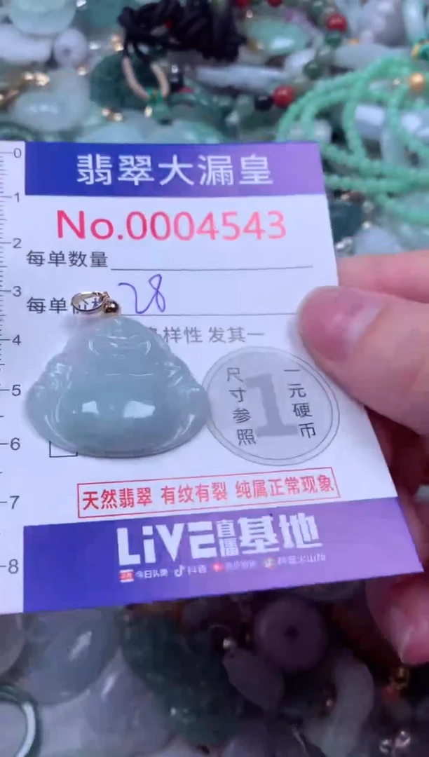 吊坠(不含链)未镶嵌翡翠4543