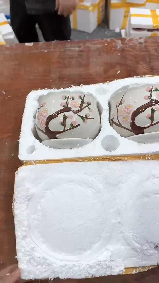 高温陶瓷花盆+E116