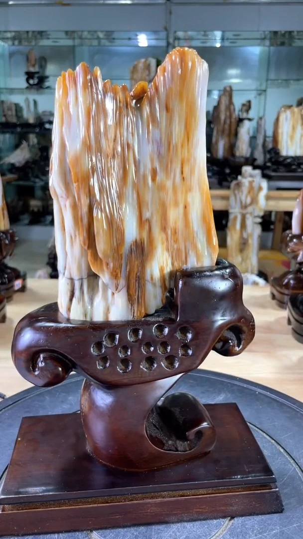 【闪购商品】硅化玉珠宝奇石未镶嵌368