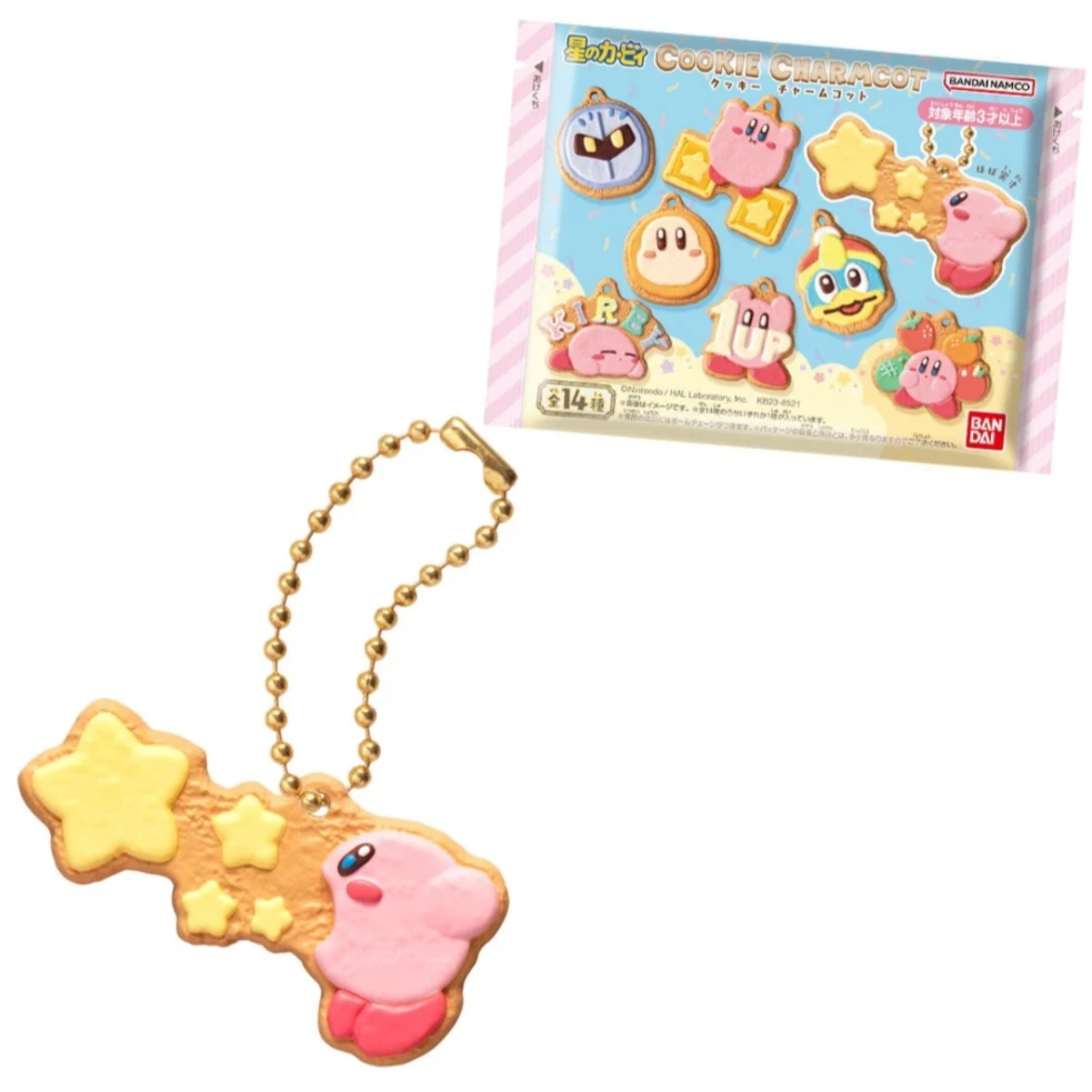 【拆盒】口香糖（可食用）日谷进口星之卡比饼干挂件可爱钥匙扣（仙2）