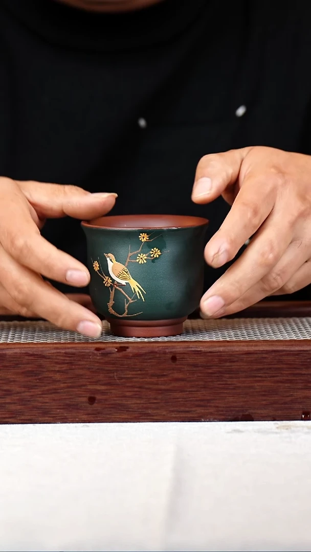 茶杯紫砂宜兴紫砂杯150CC 28