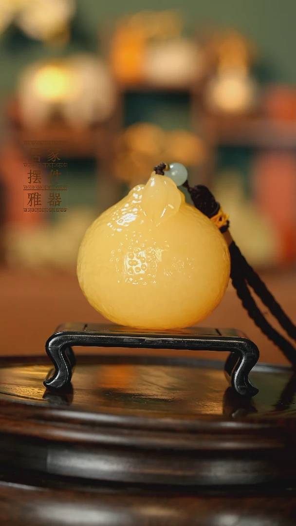 玉《大吉大利橘子》摆件